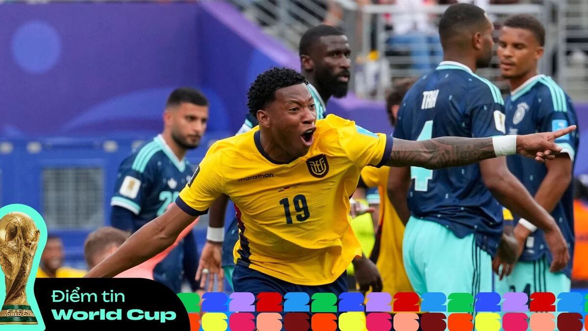 Hi88 eSports: Ecuador ngược dòng thắng Đức, Bờ Biển Ngà lần đầu vào vòng 1/16 World Cup - hình ảnh - vnhi88.vip