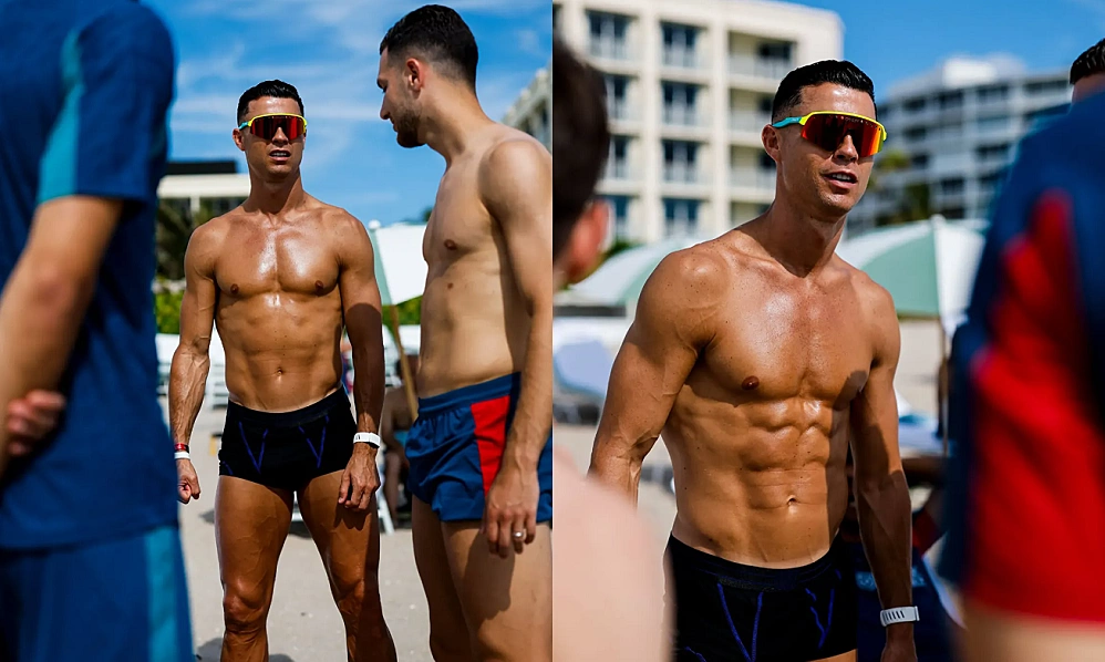 Ronaldo khoe body ‘bất chấp tuổi tác’ trên bãi biển Mỹ – Cơ hội cá cược World Cup 2026 tại Hi88 - hình ảnh - vnhi88.vip
